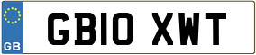 Truck License Plate